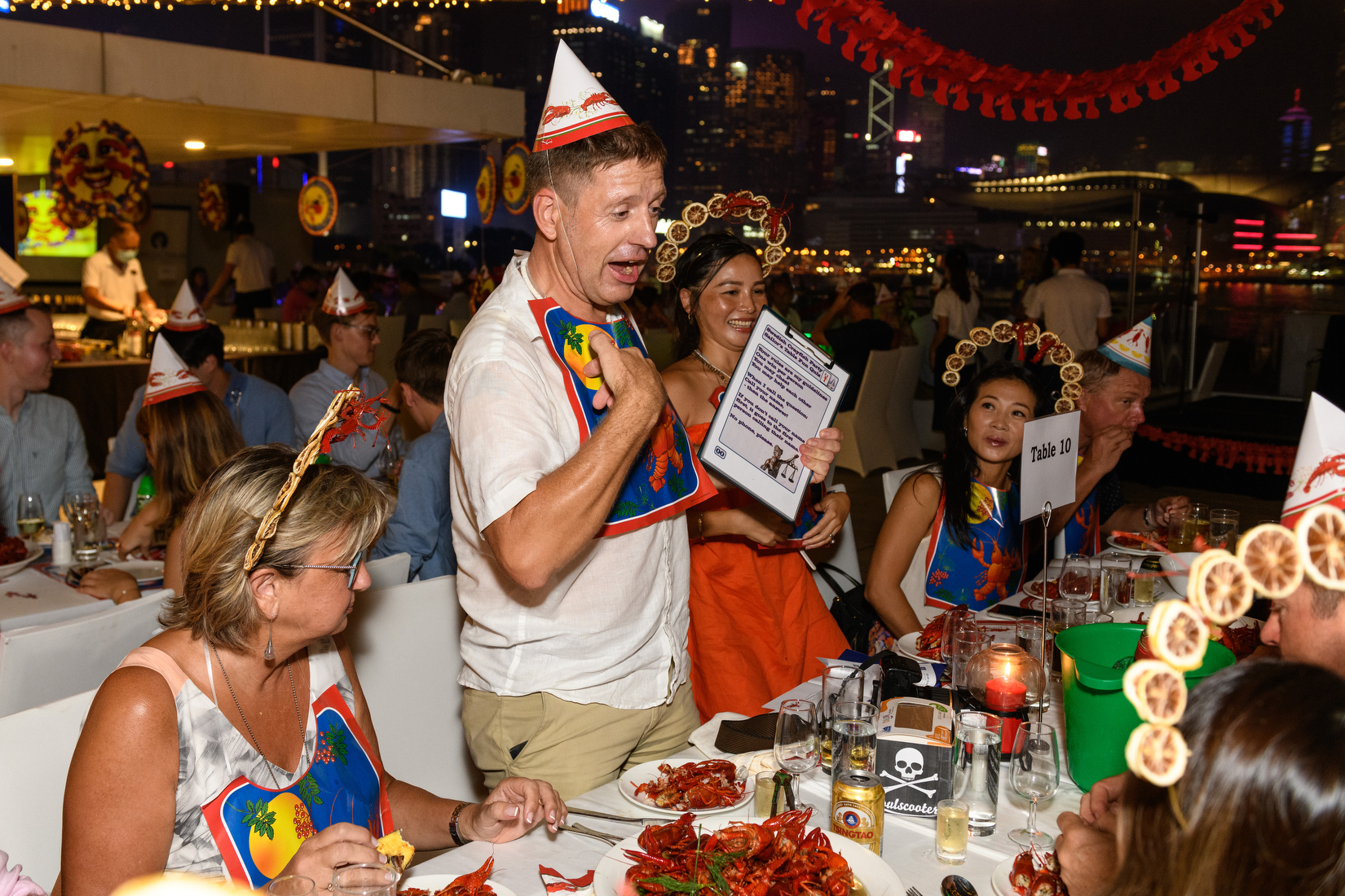 Hong Kong,China:17 Sep,2021. 
Swedcham Crayfish dinner
Jayne Russell