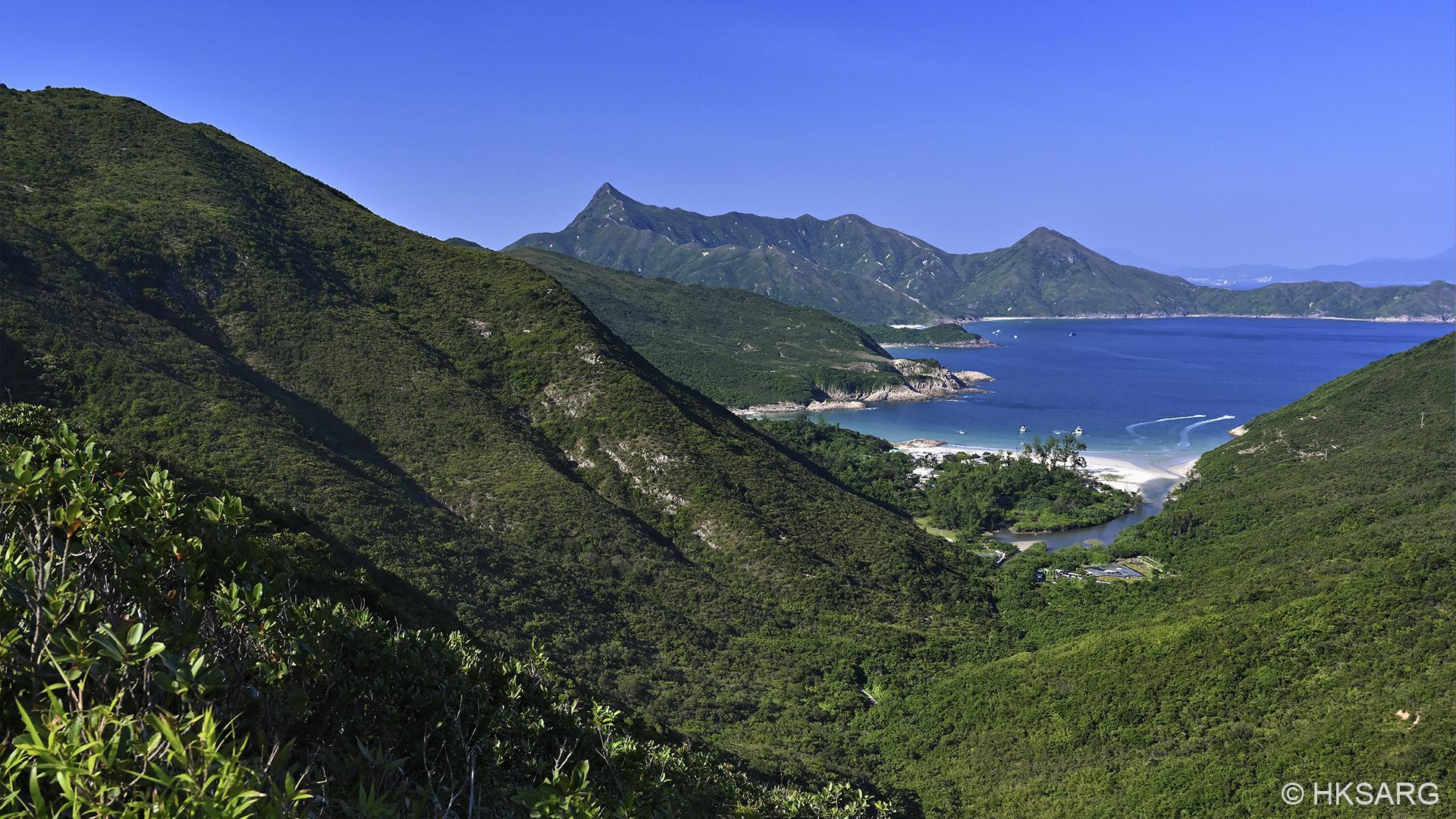 The Sai Kung area, in which Johan resides and usually spends his time.